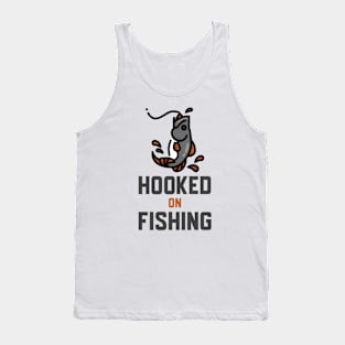 Hooked On Fishing Tank Top